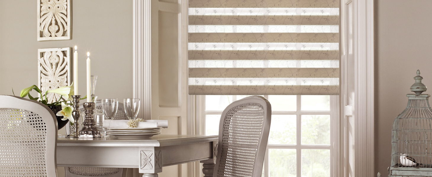 Рулонные шторы Combo Duo - Зебра