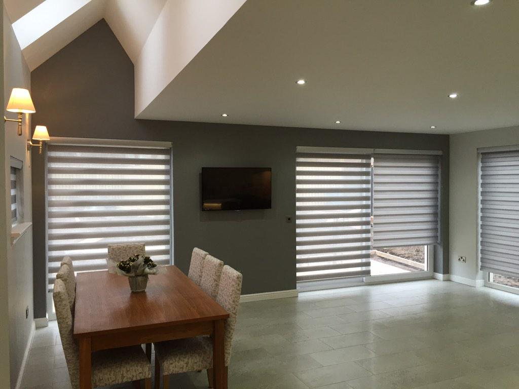 Рулонные шторы Combo Duo - Зебра