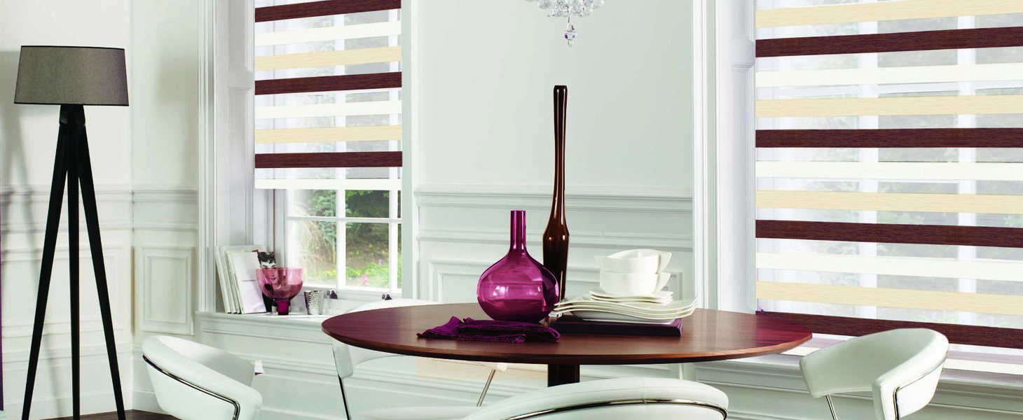 Рулонные шторы Combo Duo - Зебра