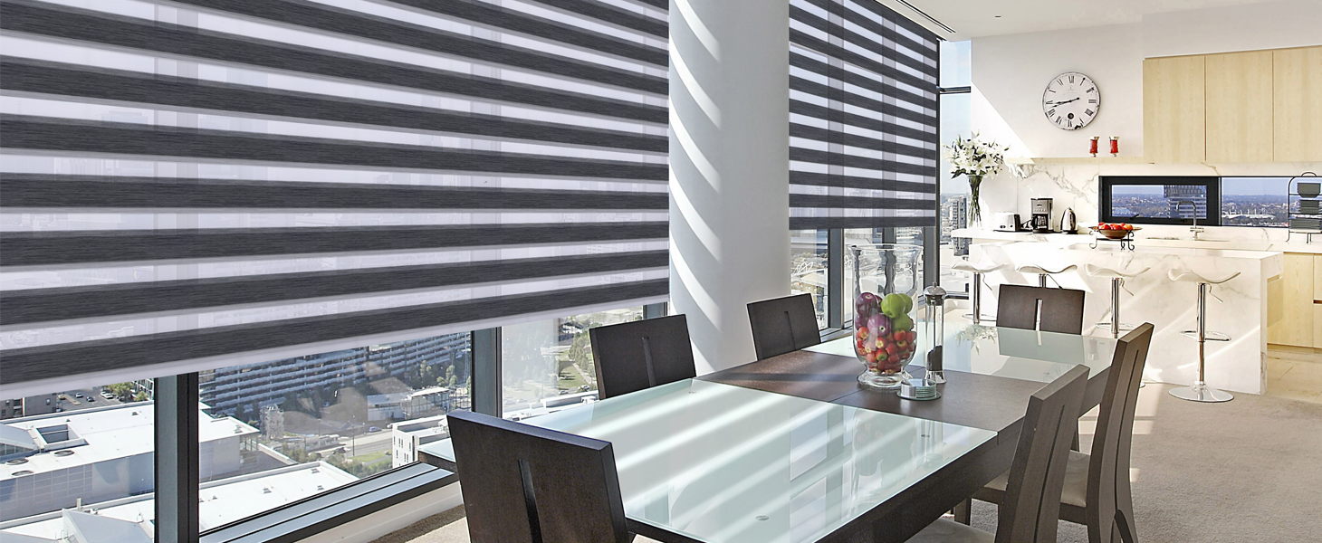 Рулонные шторы Combo Duo - Зебра