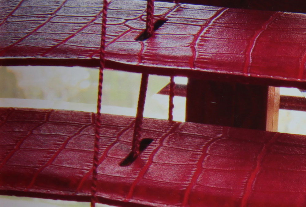 Кожаные горизонтальные жалюзи Luxury